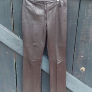 Genuine Brown Leather BIKETOBERFEST Moto Pants MAX
